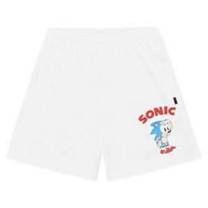 NWT Rowing Blazers x Sonic the Hedgehog White Mesh Shorts 3XL